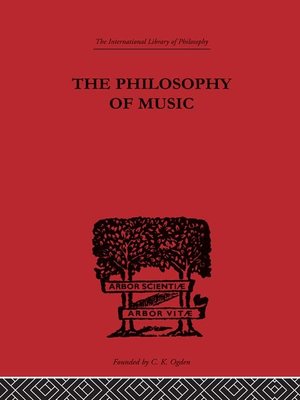 cover image of The Philosophy of Music